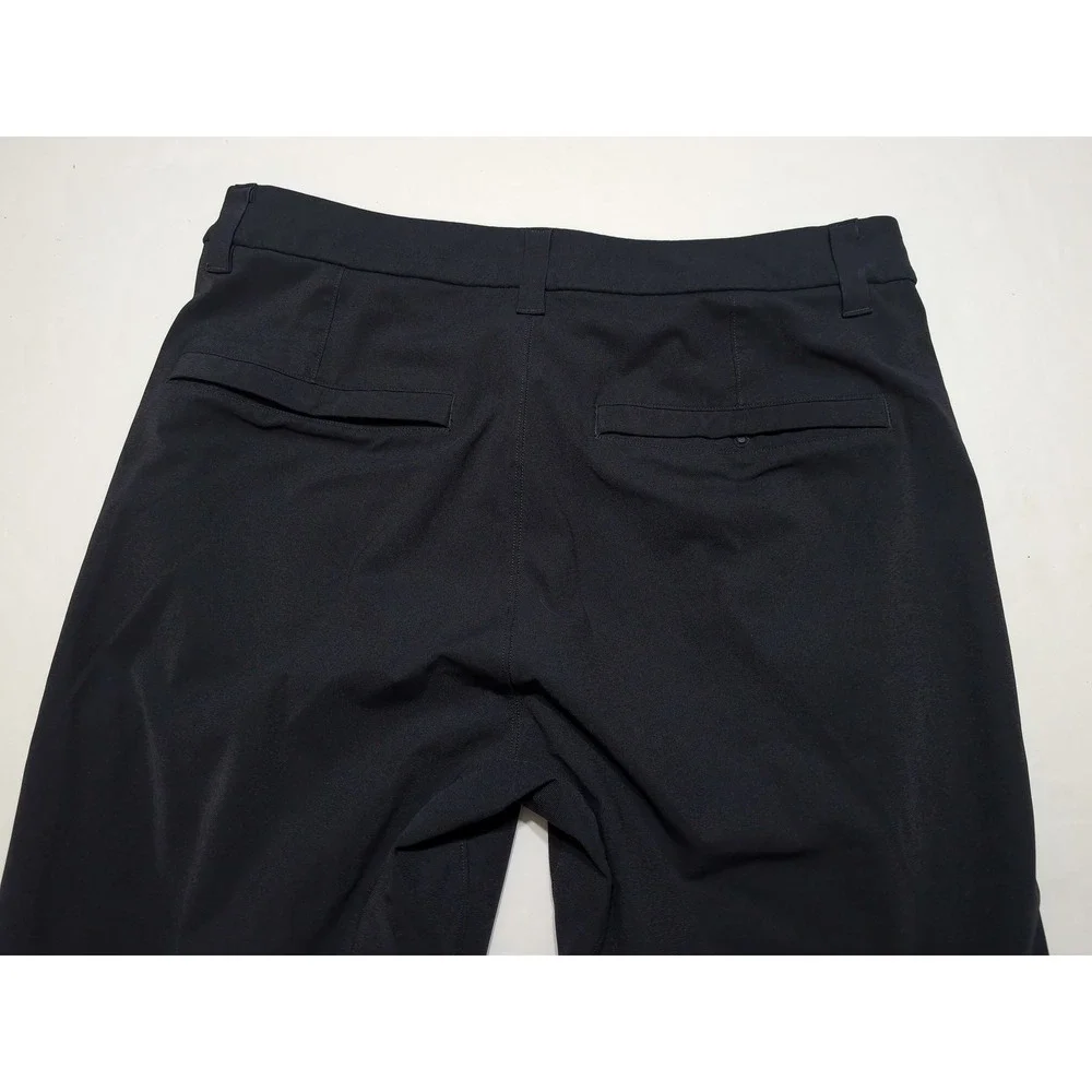 LULULEMON Men's Commission Slim Fit Pants M5974S Dark Navy Blue Gray ~ 31 x 26